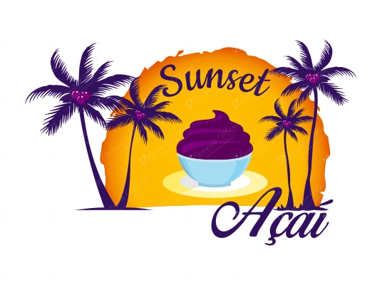 Logo Sunset Açaí